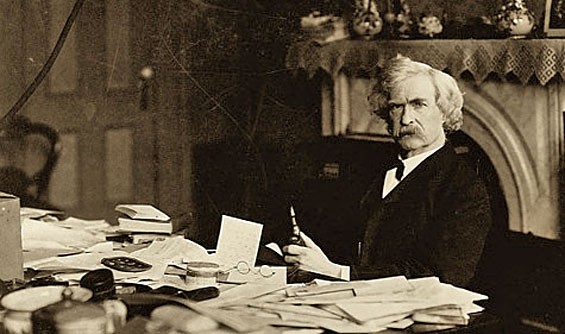 Mark Twain writing your letter of recommendation. Mark Twain writing your letter of recommendation