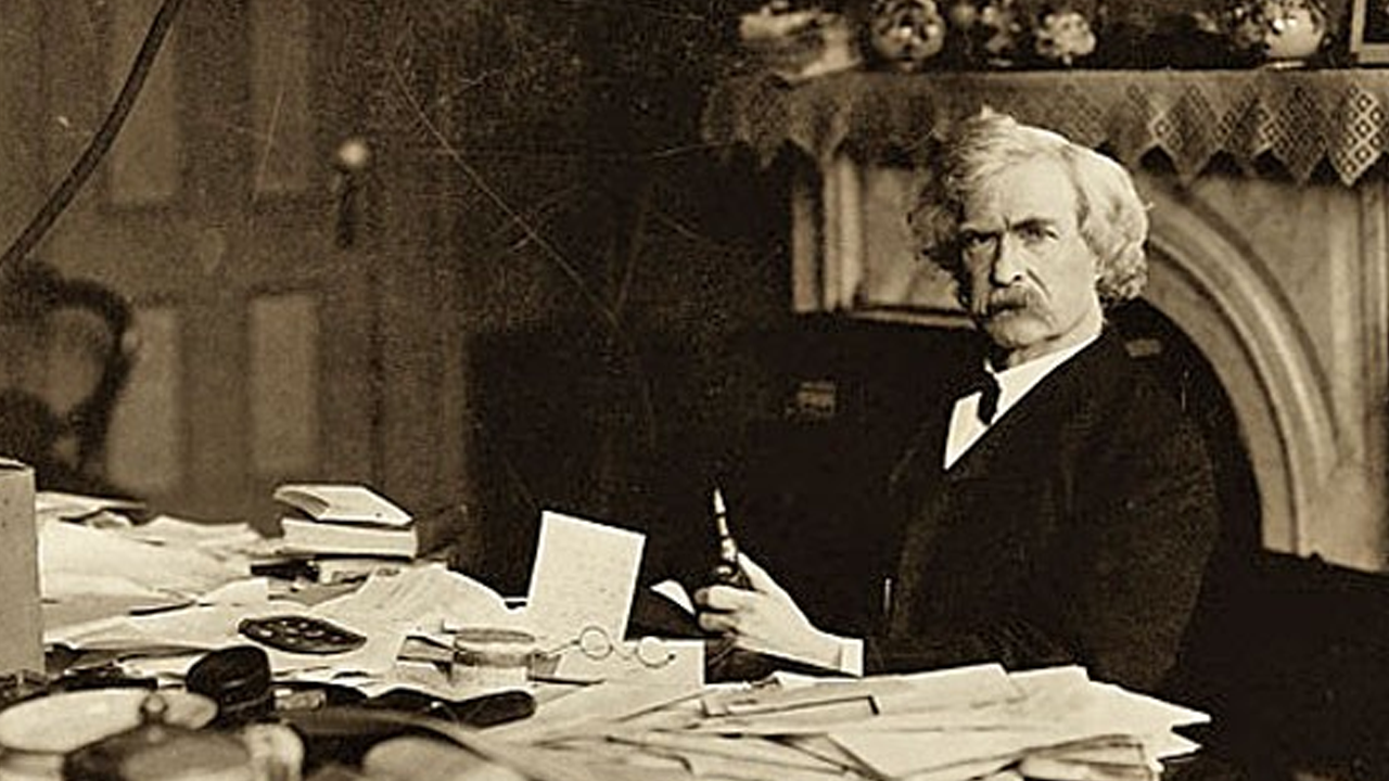 Mark Twain Writing You Letter of Recommendation