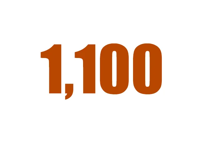 1100