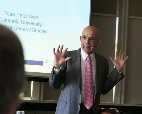 Dean Peter Awn Presenting at Veterans on Wall Street Event
